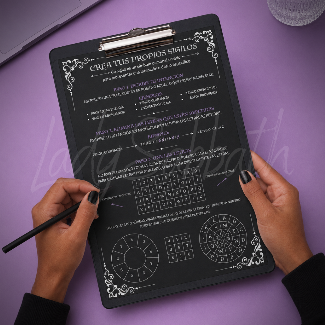 GUÍA PARA CREAR TUS PROPIOS SIGILOS (DESCARGABLE EN PDF)
