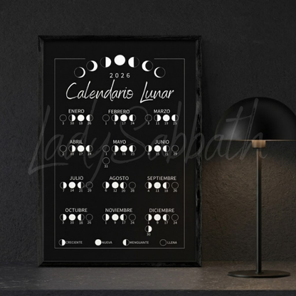 CALENDARIO LUNAR (DESCARGABLE EN PDF)